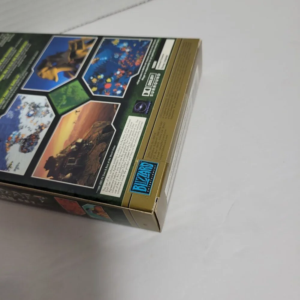Star Craft Expansion Set Brood War Win Mac PC Cd-Rom Big Box New Sealed